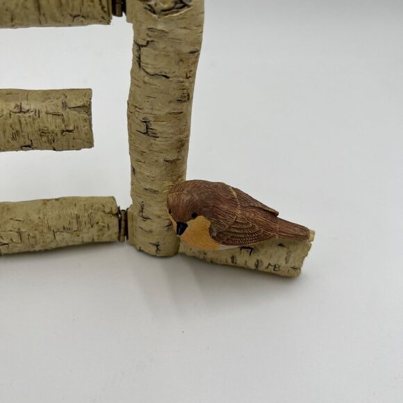 Hallmark Marjolein Bastin Nature's Sketchbook NOEL Hinged Sign faux resin Birch - Picture 5 of 11